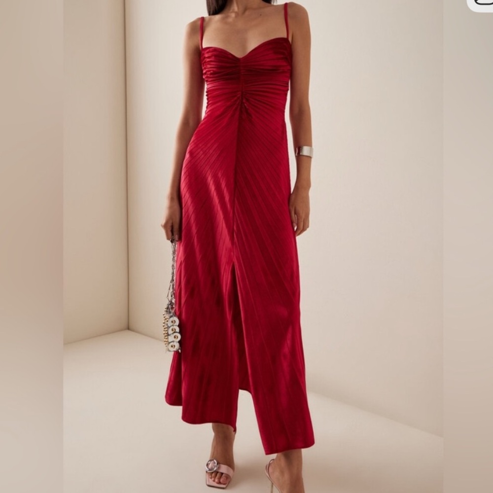 Elegant Red Maxi Dress